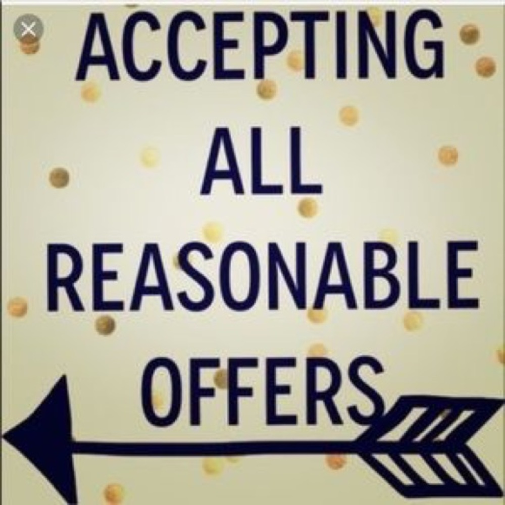 Will accept reasonable offers!