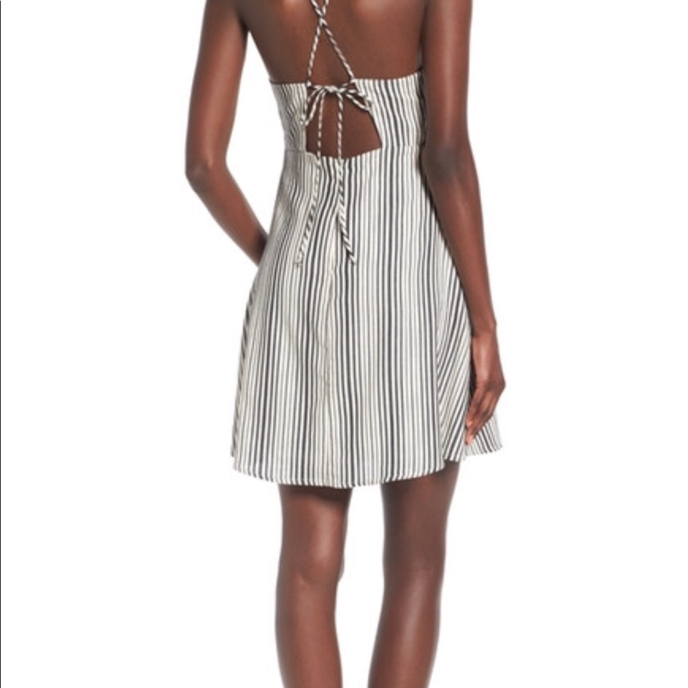 Lush cotton and linen striped dress - Picture 4 of 7