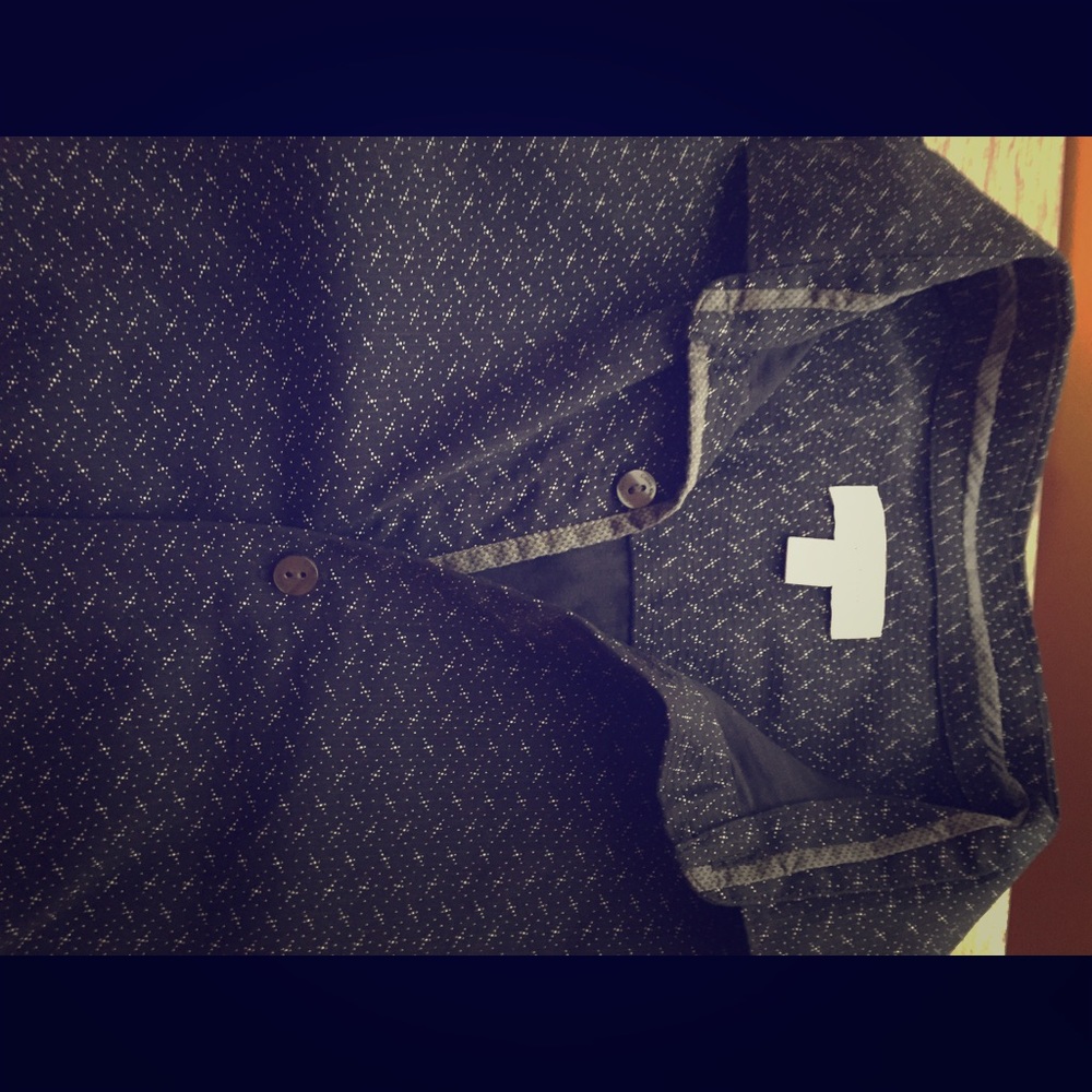 Men's Black Calvin Klein Dress Shirt