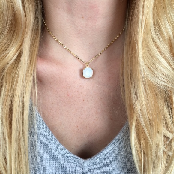 Blue Opalite Choker Necklace - Picture 7 of 8