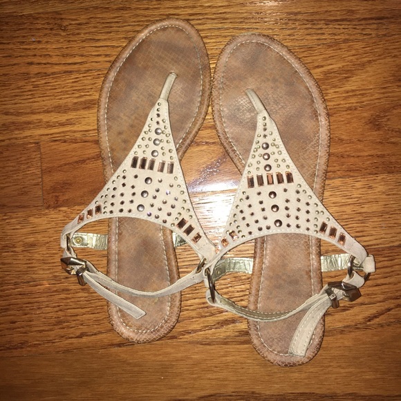 Jessica Simpson Jewelled Sandals - Picture 1 of 4