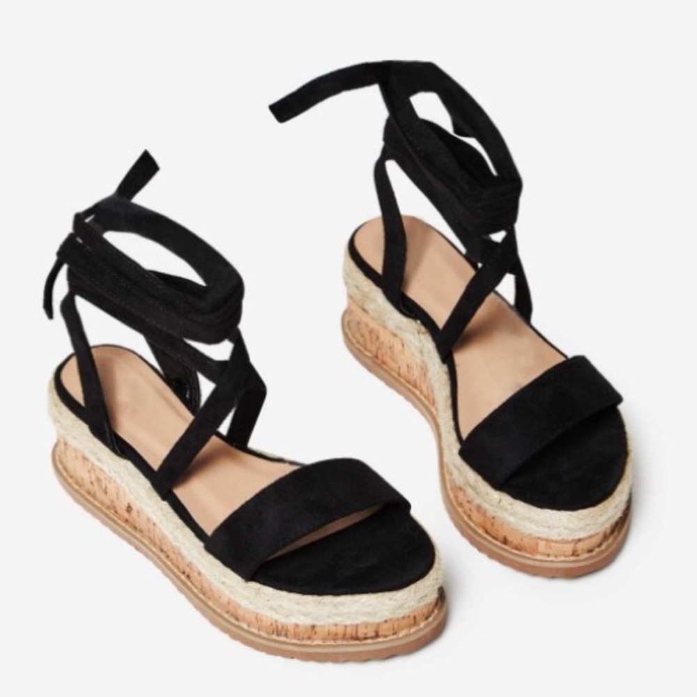 Abigail Strappy Espadrille Platform Sandals