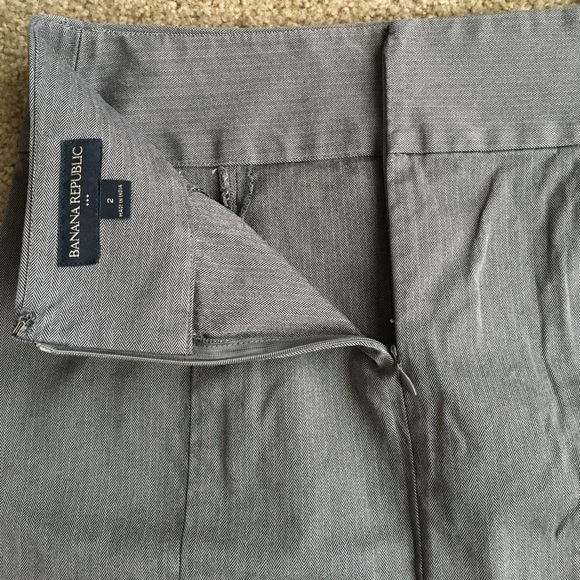 Banana Republic gray Pencil skirt size 2 - Picture 3 of 7