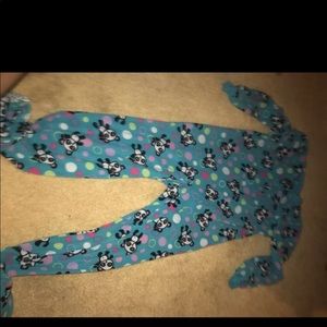 2 sets of footsie pajamas