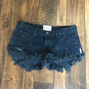 One Teaspoon Denim Shorts