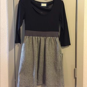 3/4 sleeve knit dress