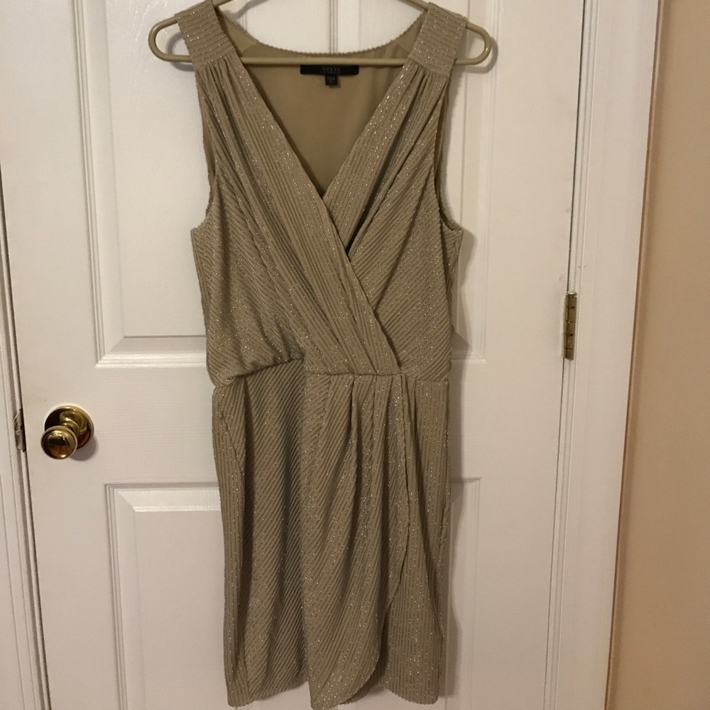 Sparkly XL Guess Wrap dress