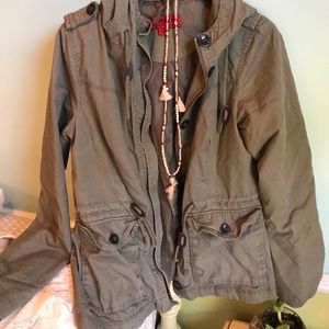 Army green jacket