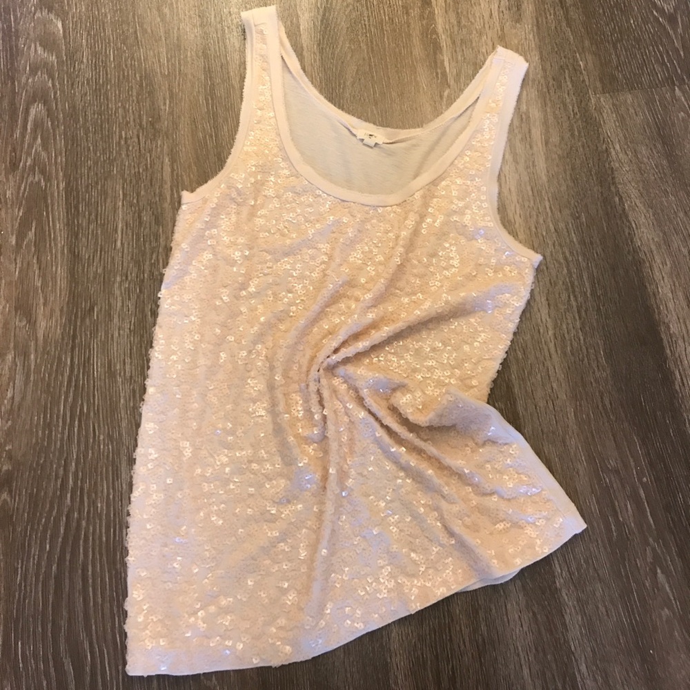 J.Crew sequin tank