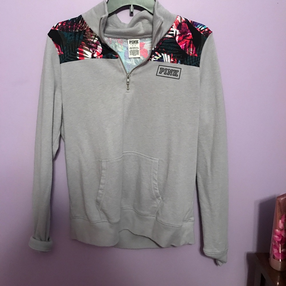 NWOT Pink VS Quarter Zip