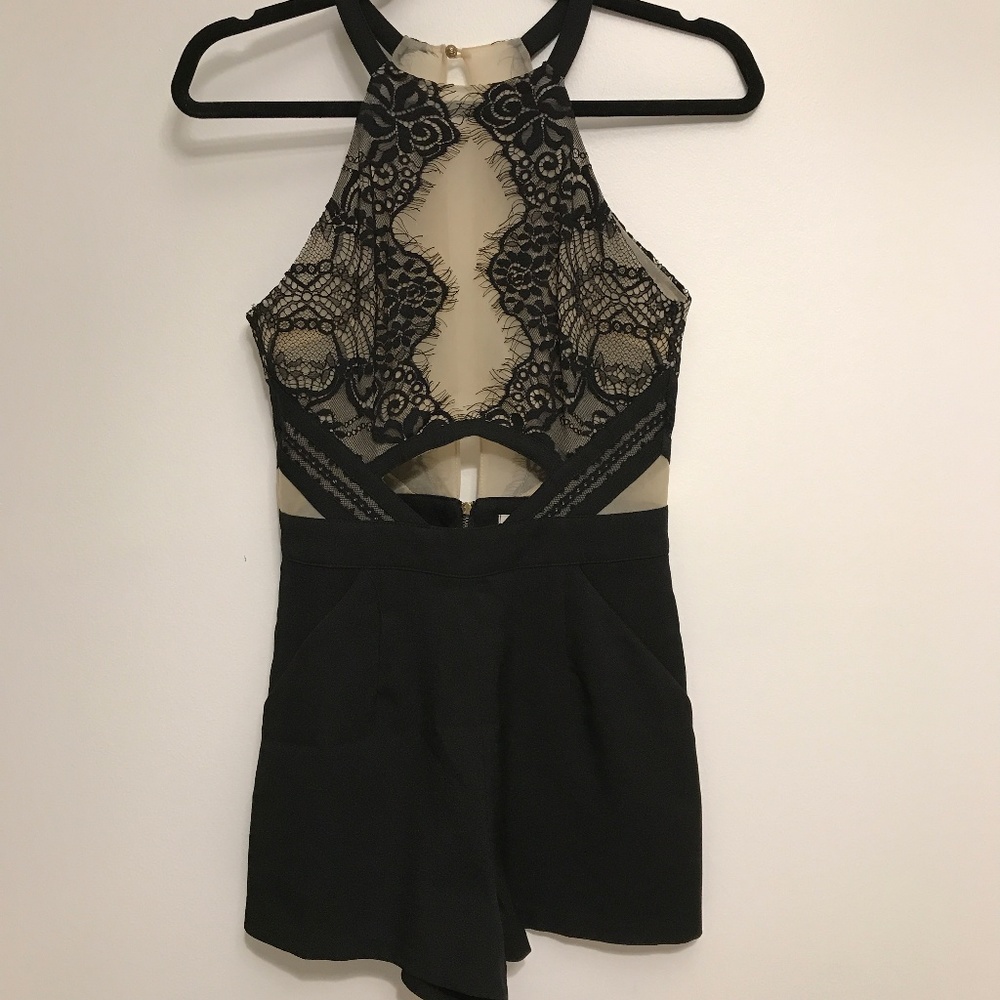 Flattering Cut Out Romper - LIKE NEW!