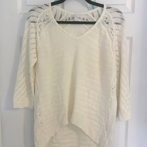 New York and Company White Sweater