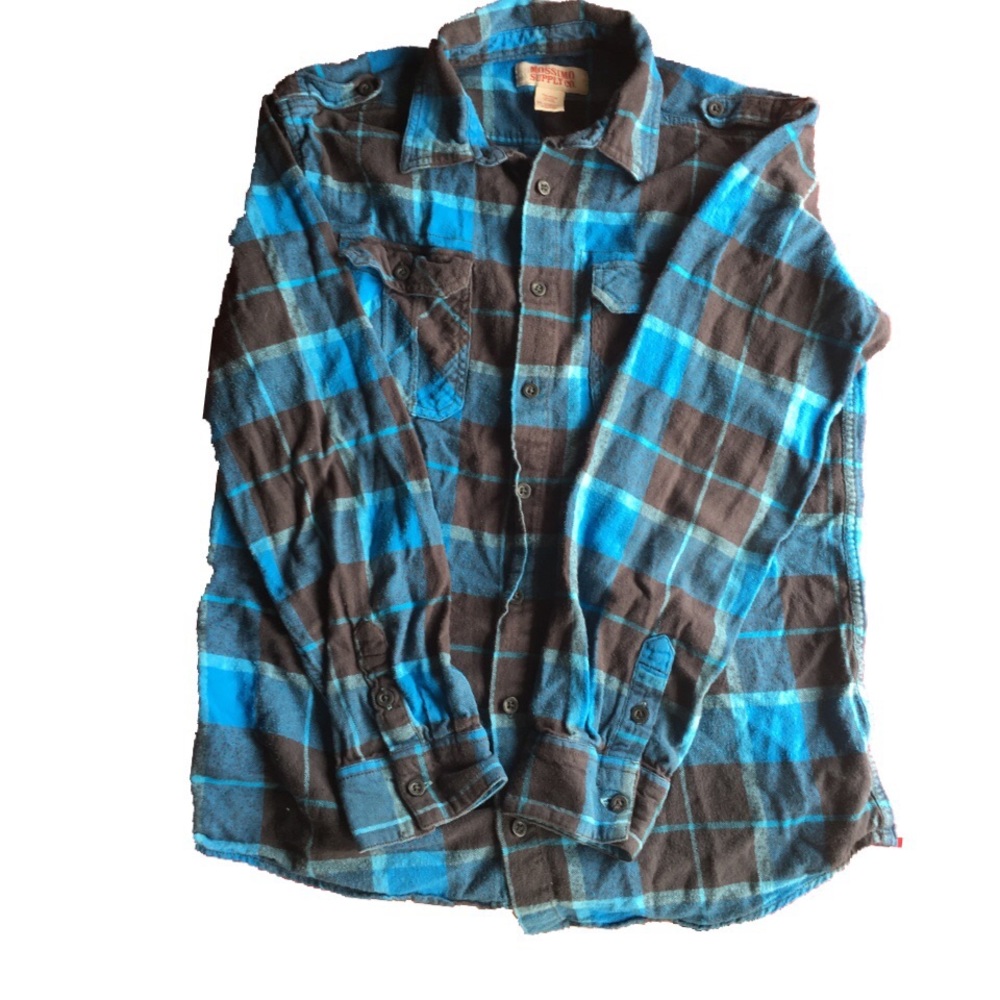 Black/Blue Flannel