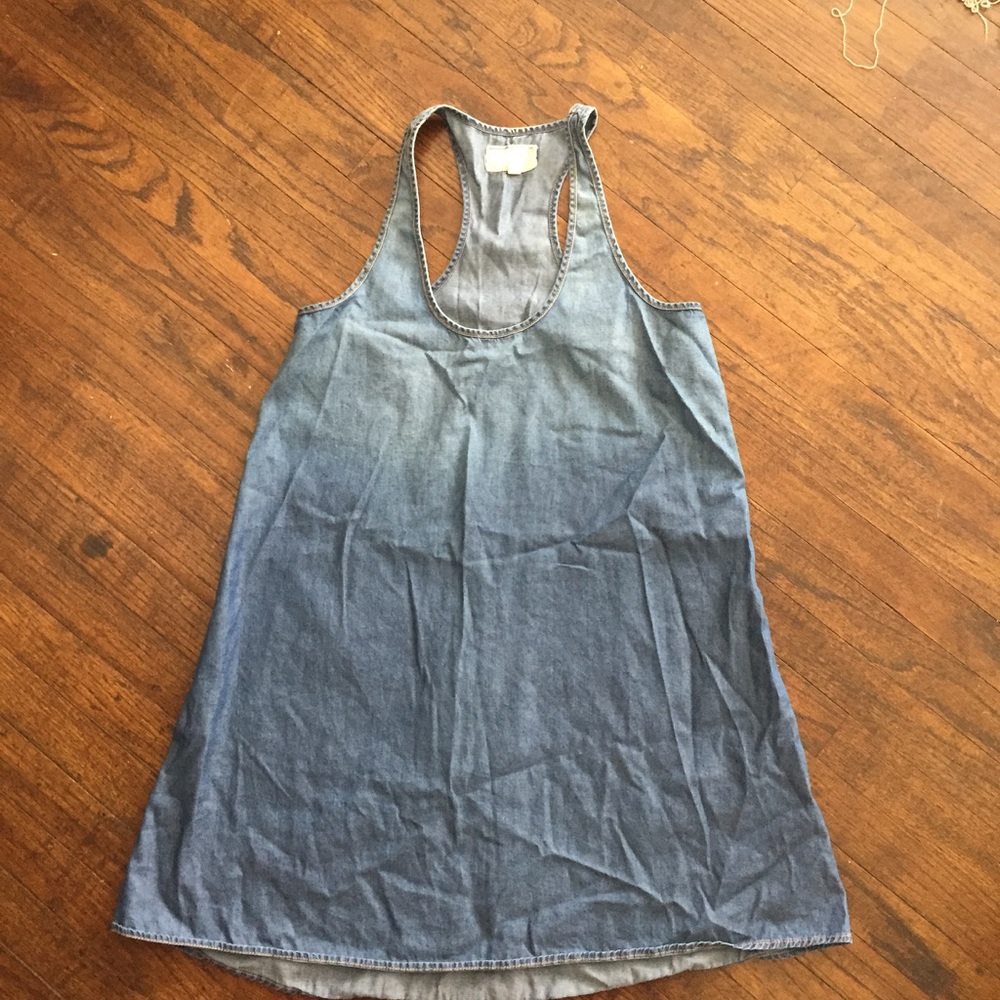 Current/Elliot denim mini tank dress
