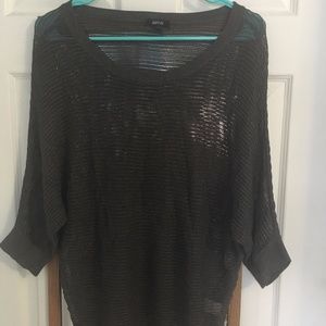 Apt 9 Gray Shimmery Sweater