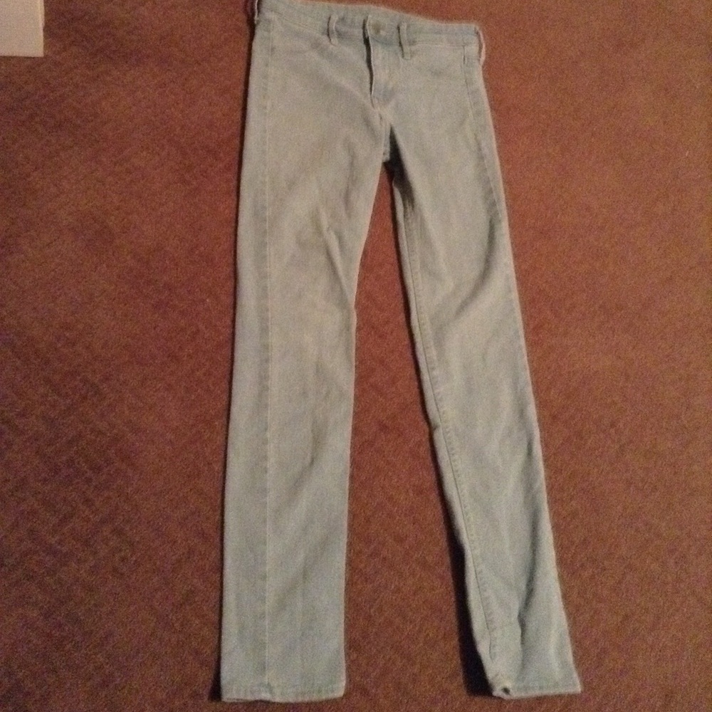 Light blue skinny jeans