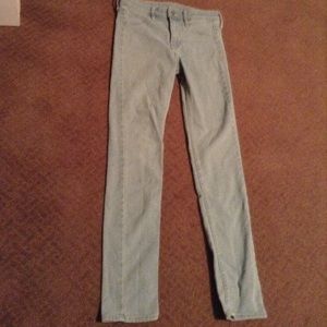 Light blue skinny jeans