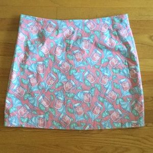 Vineyard Vines Cocktails and Umbrellas Skirt