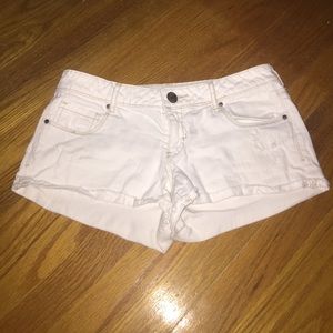 DONATING SOON** White Jean Shorts