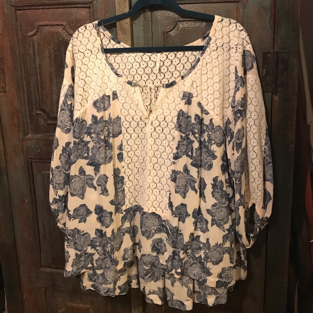 Free People peasant blouse size small