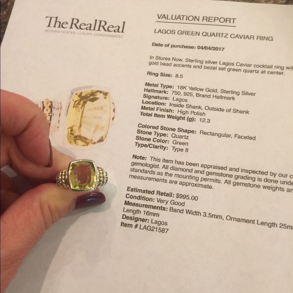 ❤️❤️SOLD❤️❤️Lagos Green Quartz Ring
