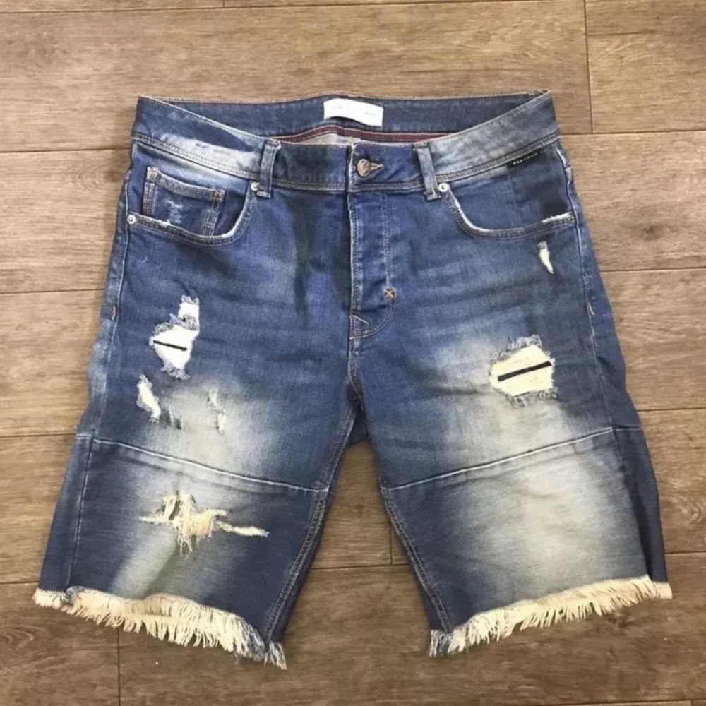 Zara Man Denim Jean Shorts Size 31