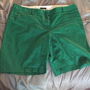 Green Lands End Shorts