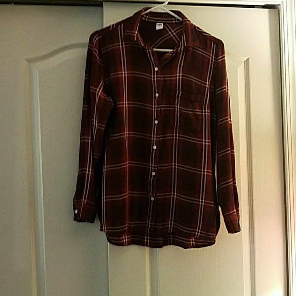 Old Navy Hi Low Button up blouse