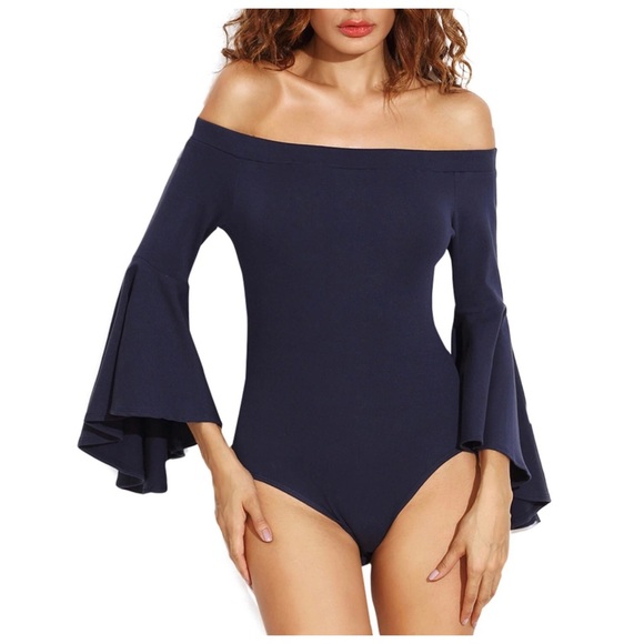‼️LAST CALL PRICE FIRM Off The Shoulder Bodysuit - Picture 2 of 4