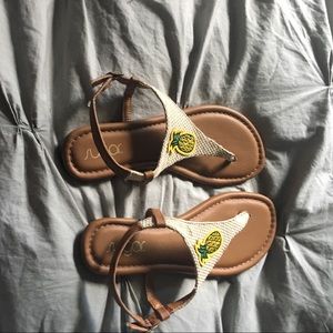 Pineapple styled sandals🍍💞