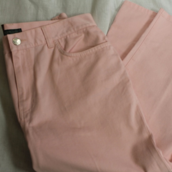 Lauren Ralph Lauren Denim - LAUREN RALPH LAUREN PINK MIDCALF JEANS SZ 6 NWT