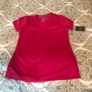 Pink Nike Dri-fit workout shirt