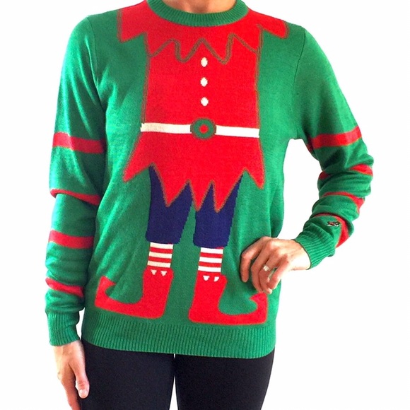 Elf Ugly Christmas Sweater. NWT. - Picture 1 of 3