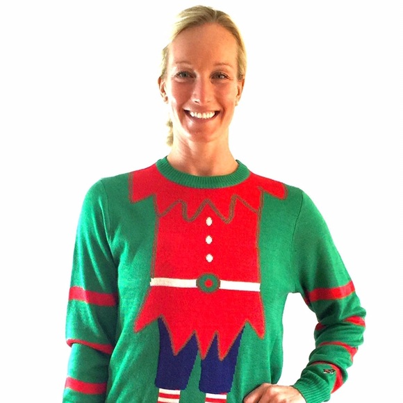 Elf Ugly Christmas Sweater. NWT. - Picture 2 of 3