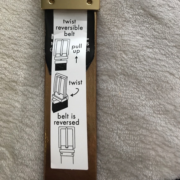 Brown Large Michael Kors leather belt - Picture 1 of 4