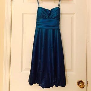 Teal Ombré Dress