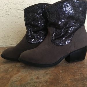 Sequin cowboy boots