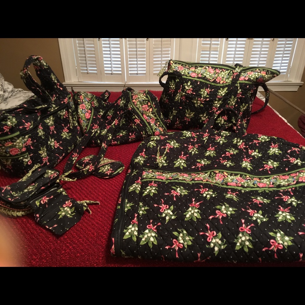Vera Bradley pink Ribbon set