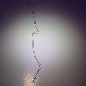 L sterling silver necklace