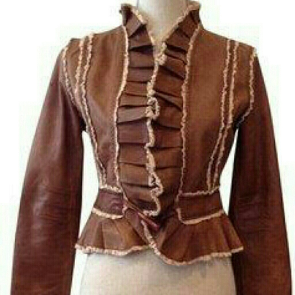 Leather Jacket -No stains, smells or pets.
