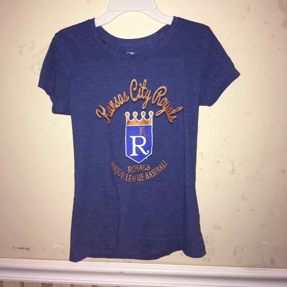 Blue Kansas City Royals Baseball T-shirt