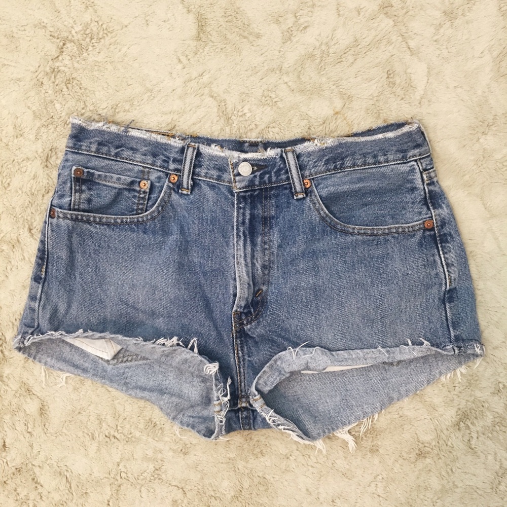 Vintage Levi's High Waisted Denim Shorts