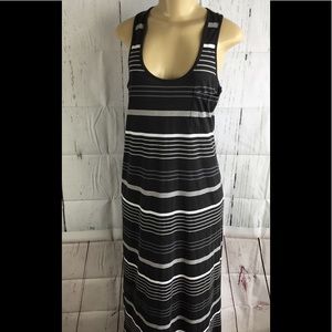 Roxy Maxi Dress Tank Striped Sz Large