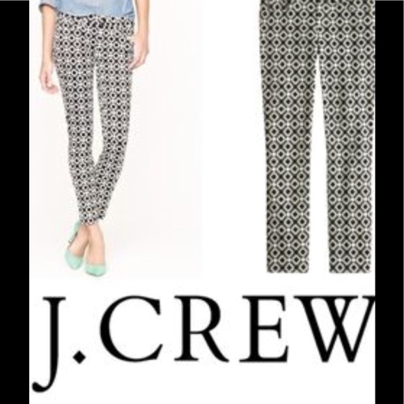 J. Crew Denim - NWOT J CREW toothpick jean in geometric print