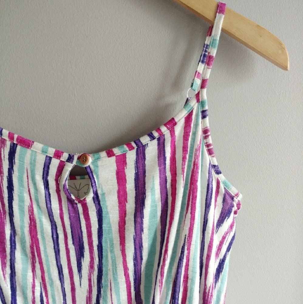 Ella Moss Striped Ikat Dress