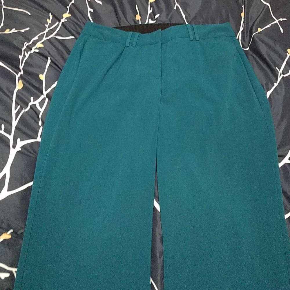 Lane Bryant teal career pants size 16R