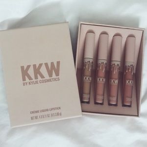 KKW Kylie Jenner creme liquid lipstick set
