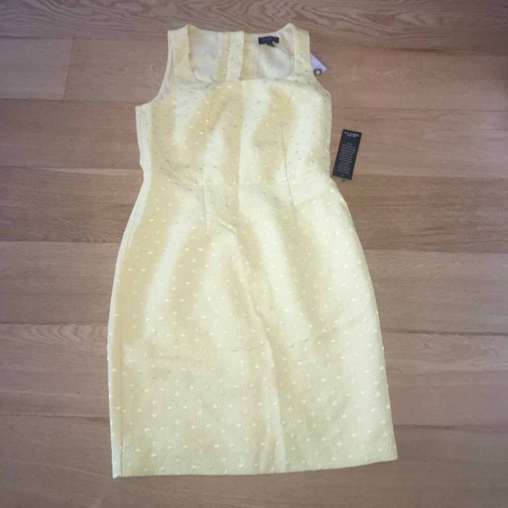 Lemon Yellow Sheath Dress