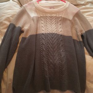 Chunky knit sweater