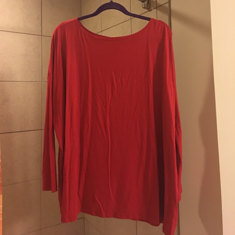Long sleeve Piko blouse